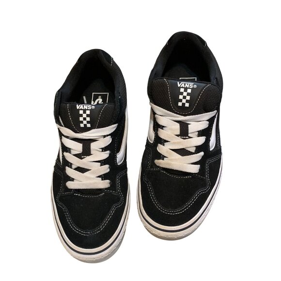 Vans Ward Low Top Black & White Suede/Canvas Sneakers Mens Size 8.5 - Picture 8 of 10